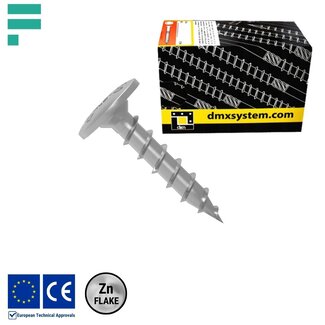 Domax  Tuinschroef zinkvlok gecoat 8 x 40 mm (100 stuks)