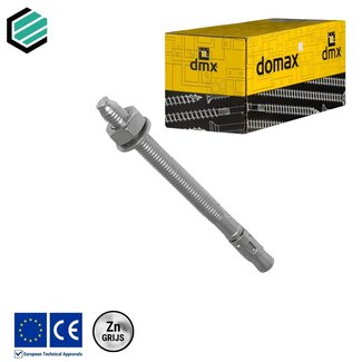 Domax sp. Doorsteekanker 6 x 65 mm grijs verzinkt  6 x 65 (50 stuks)