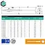 Tellerkopschroef 6.0 x 70 mm grijs verzinkt Torx 30 (100 stuks)