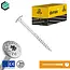 Tellerkopschroef 6.0 x 100 mm grijs verzinkt Torx 30 (100 stuks)