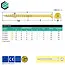 Spaanplaatschroef 3.5 x 35 mm geel verzinkt Torx 10 (200 stuks)