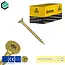 Spaanplaatschroef 4.0 x 70 mm geel verzinkt Torx 20 (200 stuks)