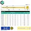 Spaanplaatschroef 6.0 x 180 mm geel verzinkt Torx 30 (100 stuks)