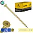 Spaanplaatschroef 10.0 x 220 mm geel verzinkt Torx 40 (50 stuks)