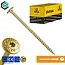 Tellerkopschroef 8.0 x 180 mm geel verzinkt Torx 40 (50 stuks)