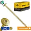 Tellerkopschroef 8.0 x 280 mm geel verzinkt Torx 40 (50 stuks)