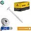 Tellerkopschroef 5.0 x 100 mm grijs verzinkt Torx 25 (100 stuks)