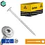 Tellerkopschroef 5.0 x 120 mm grijs verzinkt Torx 25 (100 stuks)