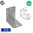 Domax  Hoekijzer 90x90x65 mm (2,5 mm) verzinkt (20 stuks)