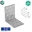 Domax  Hoekijzer 80x80x60 mm (2,0 mm) verzinkt (20 stuks)
