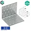 Domax  Hoekijzer 80x80x100 mm (2,0 mm) verzinkt (20 stuks)