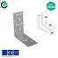 Domax  Hoekijzer 90x90x40 mm (2,0 mm) verzinkt (20 stuks)