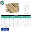 Spantanker 290x32 mm (2,0 mm) links verzinkt (20 stuks)