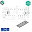 Koppelplaat 65x180 mm (2,5 mm) verzinkt (20 stuks)
