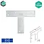Domax  T-verbinder 140x110x30 mm (2,0 mm) verzinkt (10 stuks)