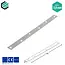 Koppelplaat 22x296 mm (2,0 mm) verzinkt (20 stuks)