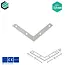 Domax  Hoekverbinder 75x75x12 mm (2,0 mm) verzinkt (50 stuks)