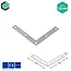 Domax  Hoekverbinder 100x100x15 mm (2,0 mm) verzinkt (10 stuks)