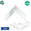Domax  Hoekverbinder 120x120x35 mm (2,0 mm) verzinkt (10 stuks)
