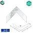 Domax  Hoekverbinder 150x150x35 mm (2,0 mm) verzinkt (10 stuks)