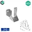 Raveeldrager 45x96 mm (2,0 mm) verzinkt (10 stuks)