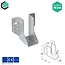 Raveeldrager 45x106 mm (2,0 mm) verzinkt (10 stuks)