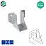 Raveeldrager 51x105 mm (2,0 mm) verzinkt (10 stuks)
