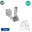 Raveeldrager 64x98 mm (2,0 mm) verzinkt (10 stuks)