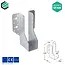 Raveeldrager 64x128 mm (2,0 mm) verzinkt (10 stuks)