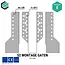 Raveeldrager 90x205 mm (2,0 mm) verzinkt (10 stuks)
