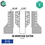Raveeldrager 92x144 mm (2,0 mm) verzinkt (10 stuks)