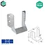 Raveeldrager 98x141 mm (2,0 mm) verzinkt (10 stuks)
