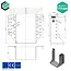 Raveeldrager 115x163 mm (2,0 mm) verzinkt (10 stuks)