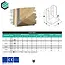 Balkdrager 45x97 mm (2,0 mm) verzinkt (10 stuks)