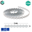 Domax  Montageband 12x0,7 mm verzinkt Wit - Rol 3 mtr.