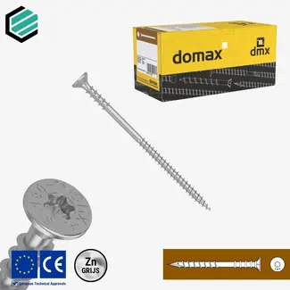 Domax  Afstandschroef 6 x 70 mm grijs TX30 (200 stuks)