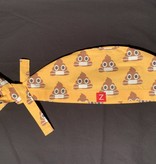 Smiling poo with mouth mask