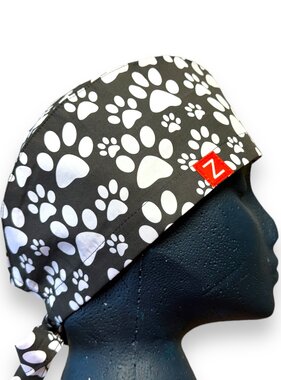 Pattes d'animaux noires et blanches