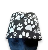 Pattes d'animaux noires et blanches