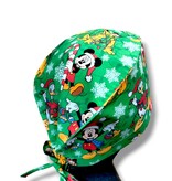 Mickey Mouse celebrating Christmas