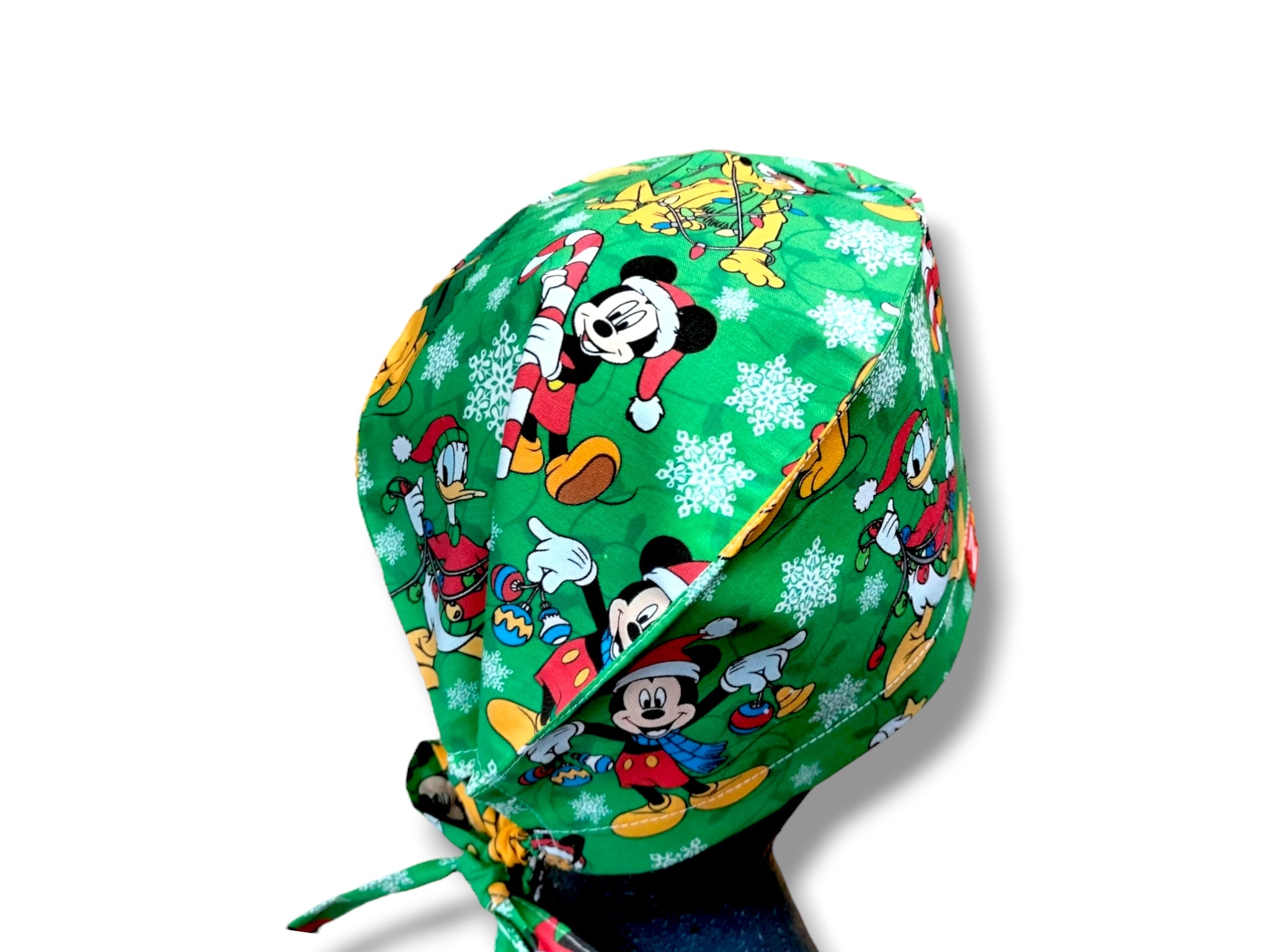 Mickey Mouse celebrating Christmas