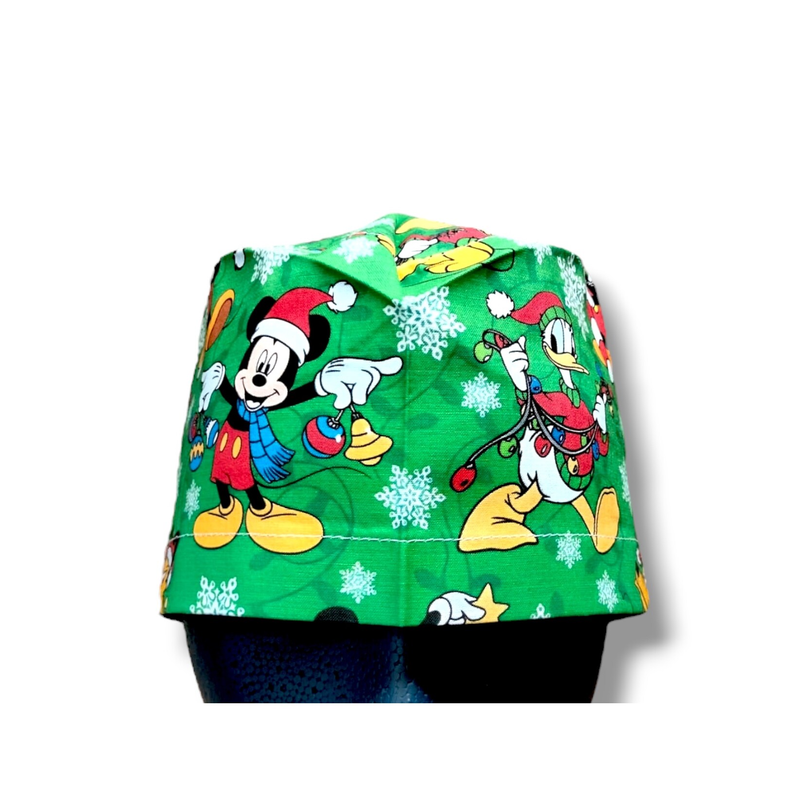 Mickey Mouse celebrating Christmas
