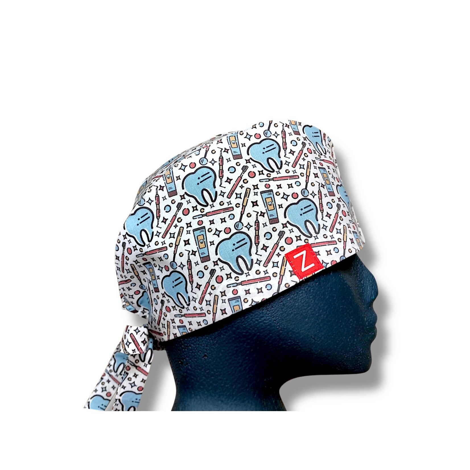 Émail dentaire bleu