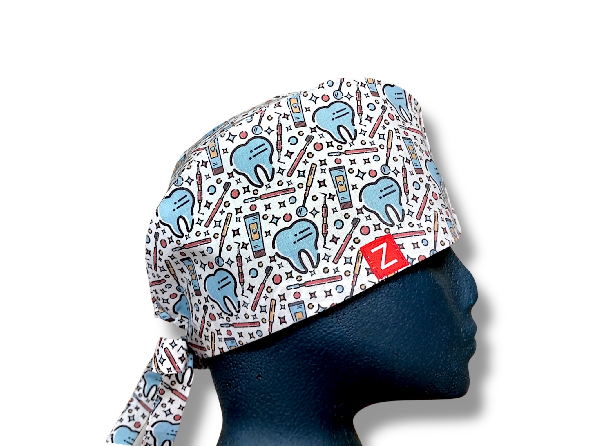 Émail dentaire bleu