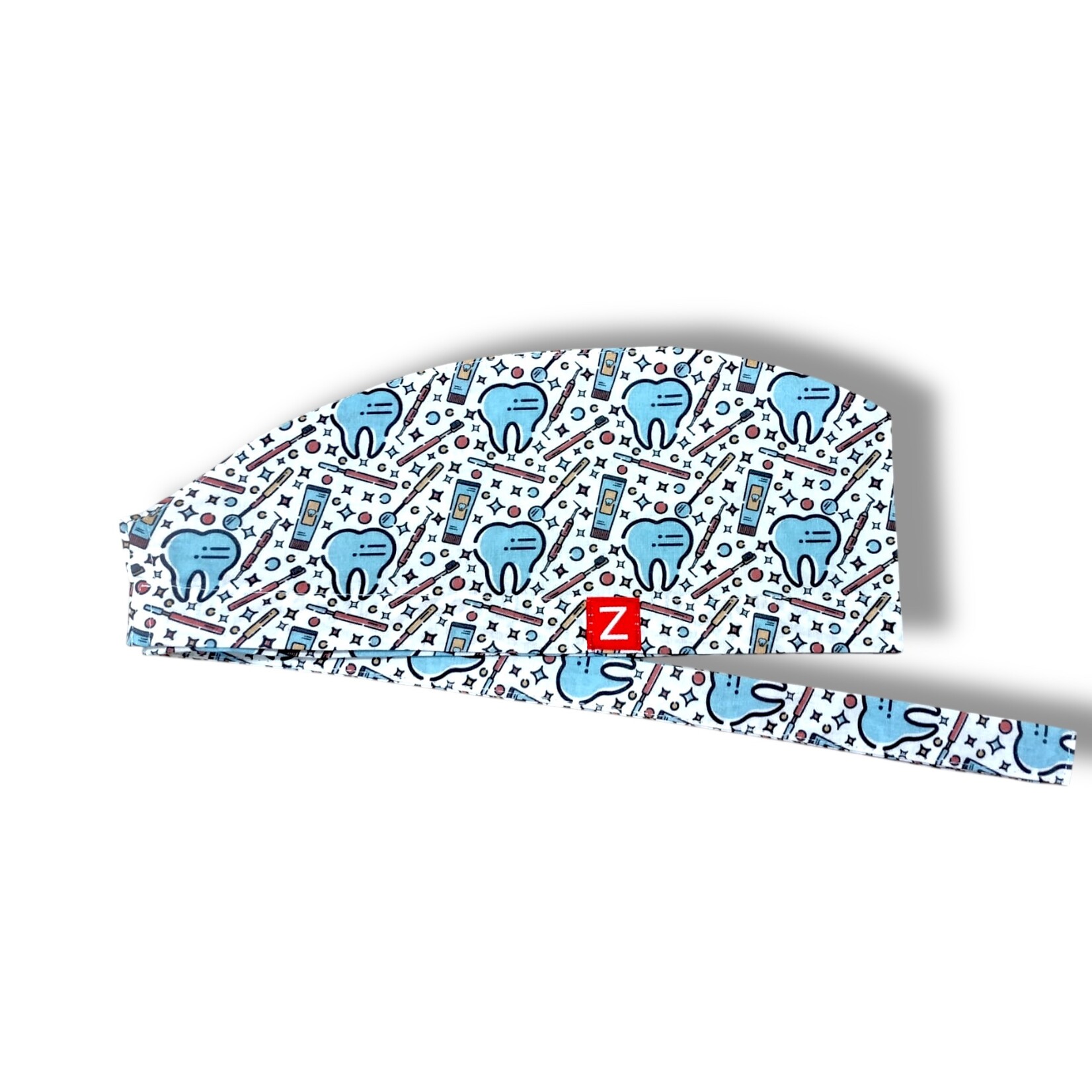 Émail dentaire bleu
