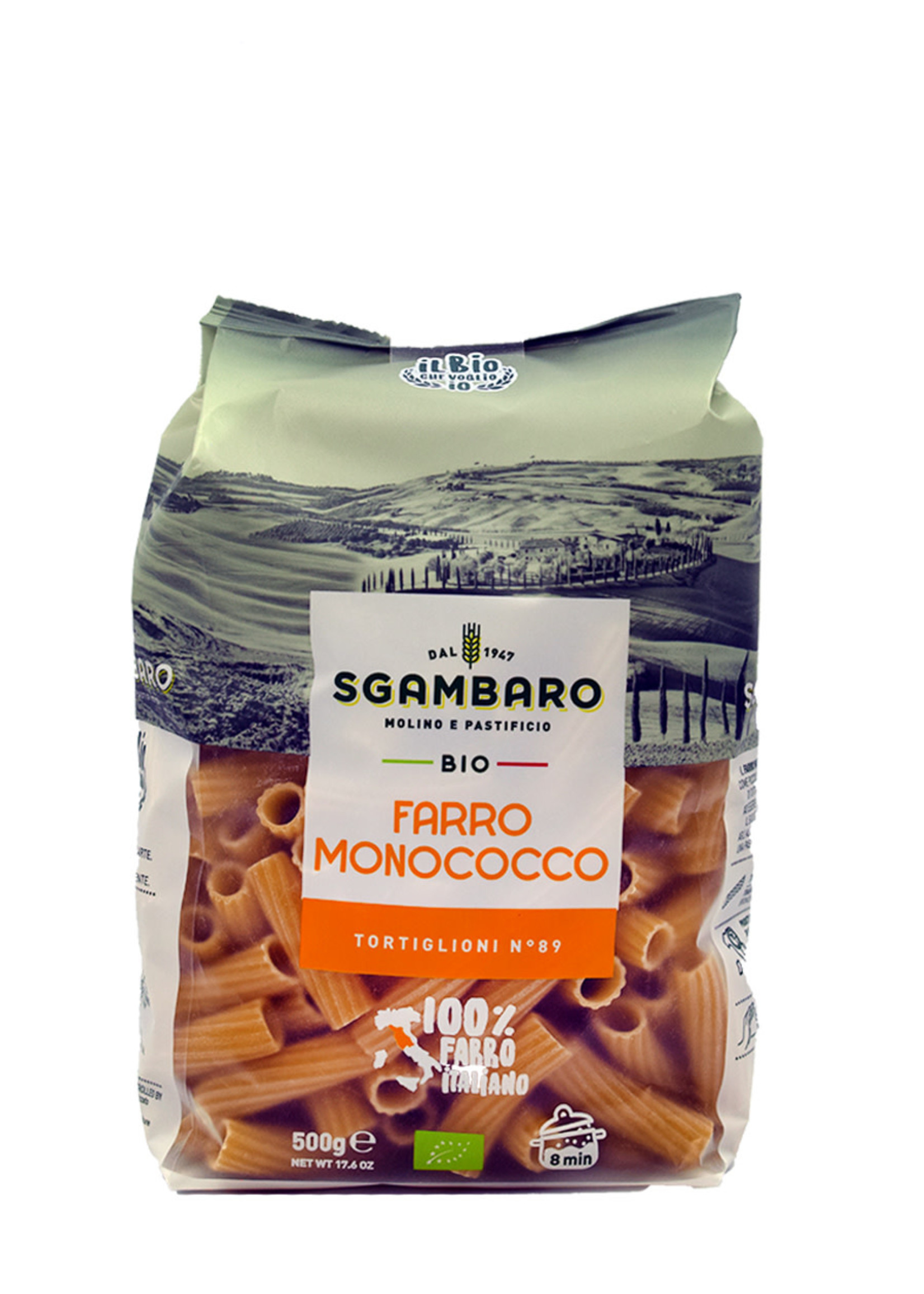 Tortiglioni al farro monococco 500g - Sgambaro