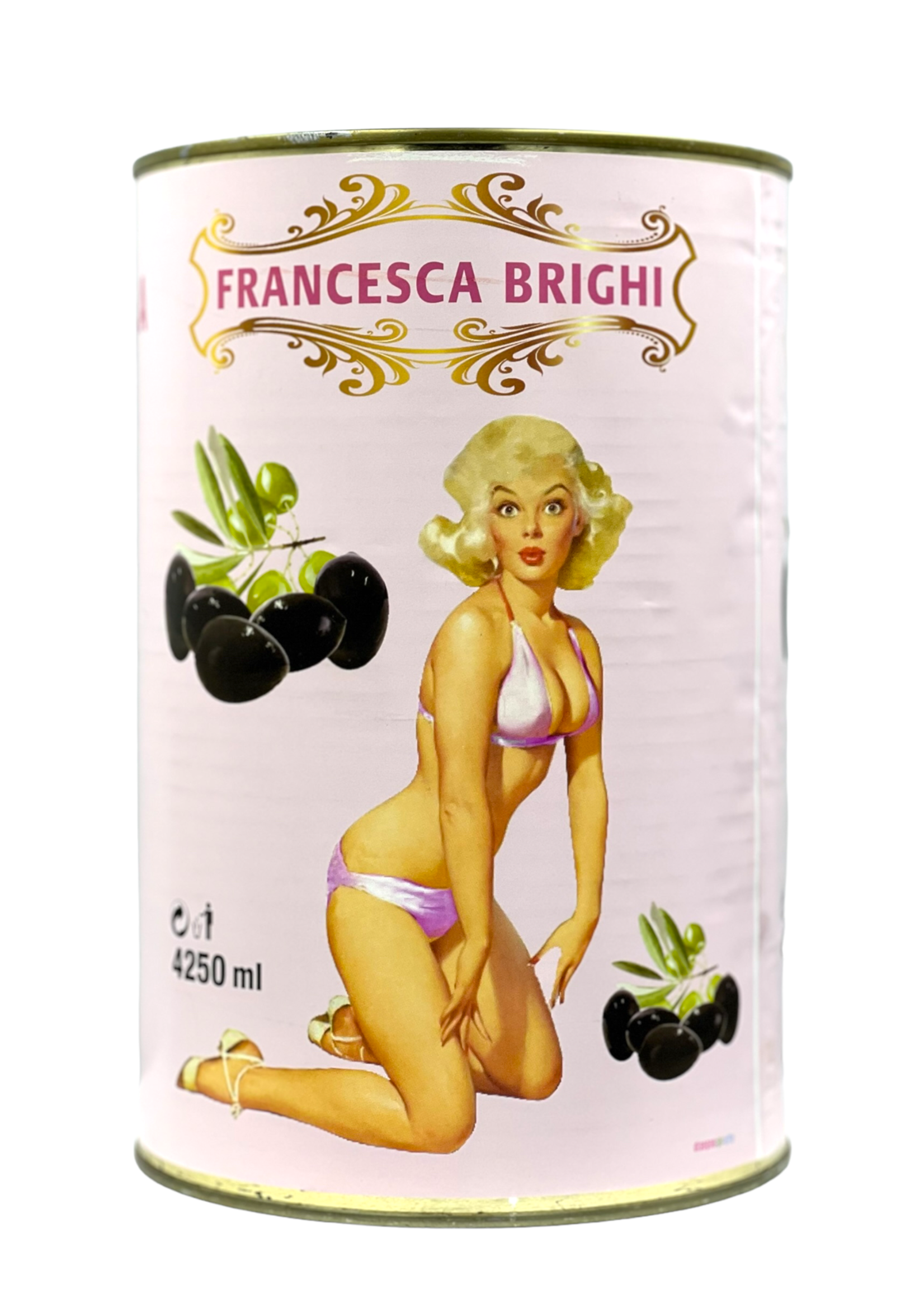 Olive nere Bella di Cerignola 4200g - Francesca Brighi
