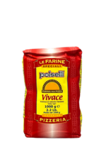 Farina di grano tenero "Tipo 00" Vivace, Ideale per pizza,  1Kg - Polselli