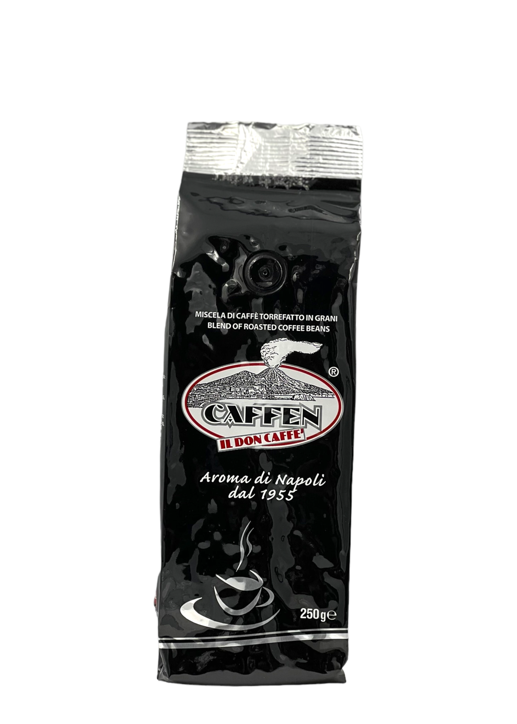 caffen Miscela Top Schwarz, 250gr  caffè in polvere, 100% Arabica Brasile - Caffen