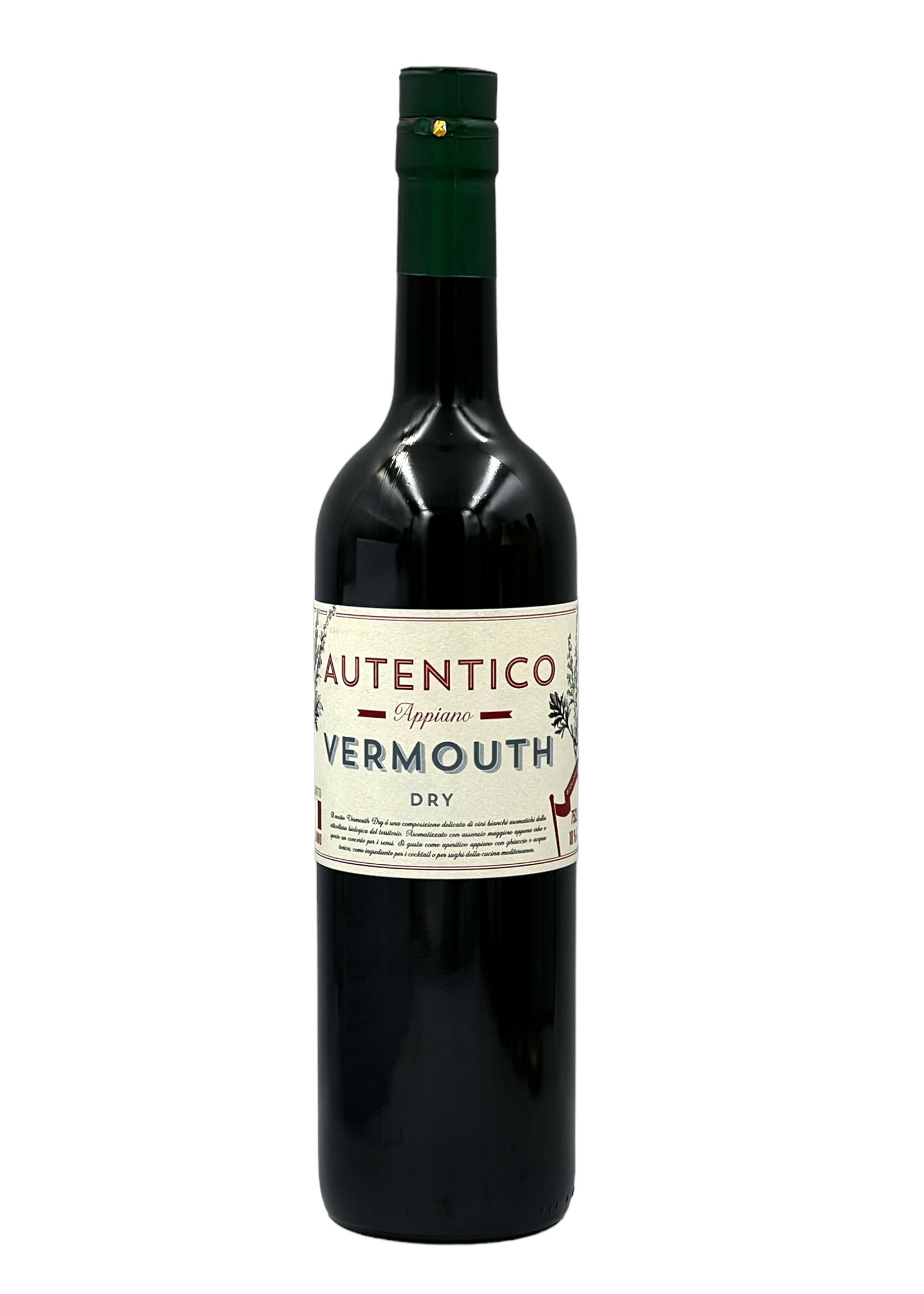 Humbel Distillery Vermouth Autentico Appiano Dry BIO 18%.-Vol. - 70cl,- Humbel Distillery